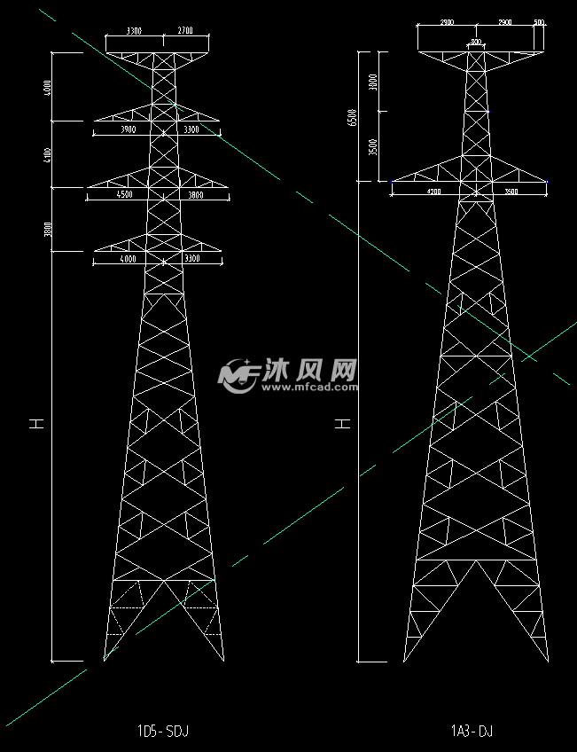 电力线路迁改设计图,主要包括施工设计说明图,设备及材料汇总表,铁塔