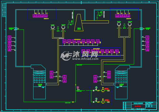 200t锅炉石灰石石膏湿法pid系统图