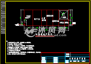 模型库 cad建筑图纸 环保图纸 生活污水处理图          5吨地埋式