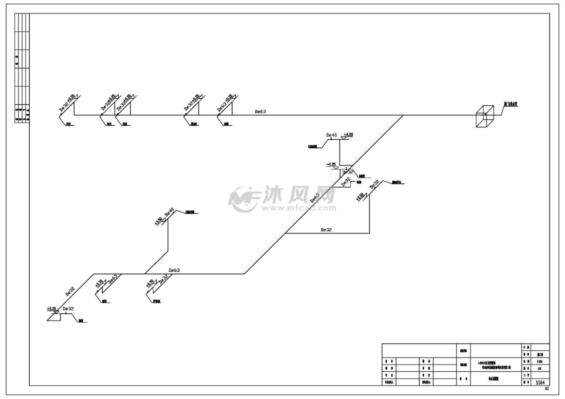 48000头猪场污水处理系统给排水施工图