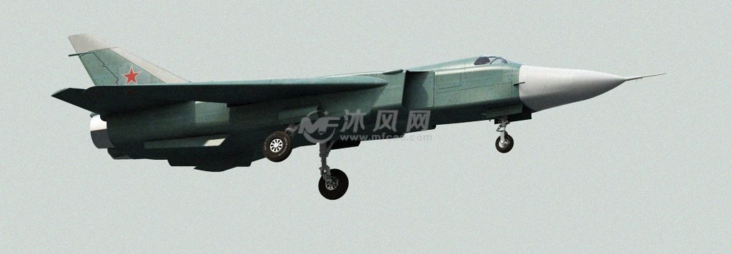 模型库 航空航天 军事战斗机          苏-24战斗轰炸机(俄文:Су-24