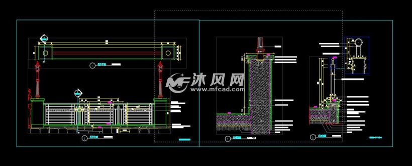 景观栏杆施工图合集