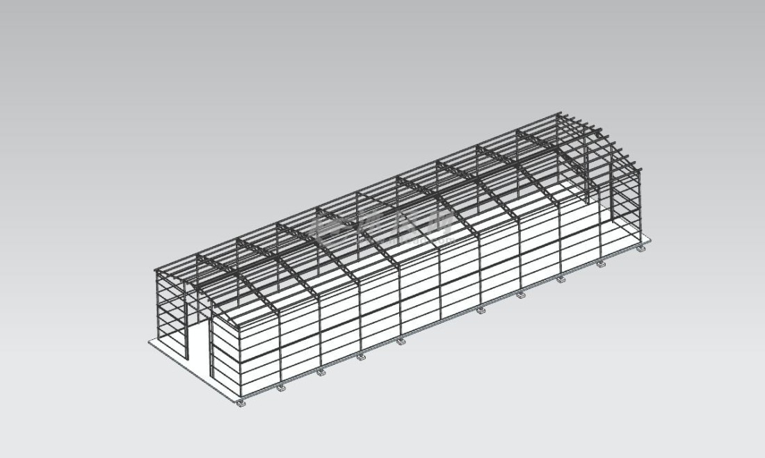 钢结构厂房3d设计图