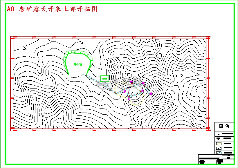 年产30万吨老铁矿开采工艺及开拓设计 设计方案图纸 沐风网