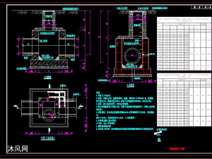 污水交汇井大样图和截污井大样图
