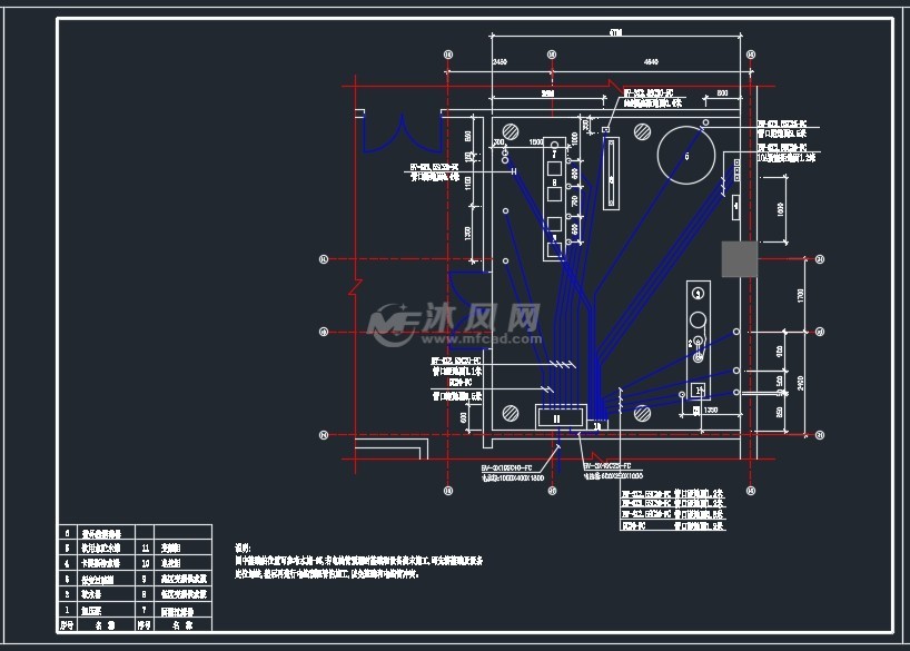 10吨每天直饮水机房图纸- 工农业建筑图纸 - 沐风网