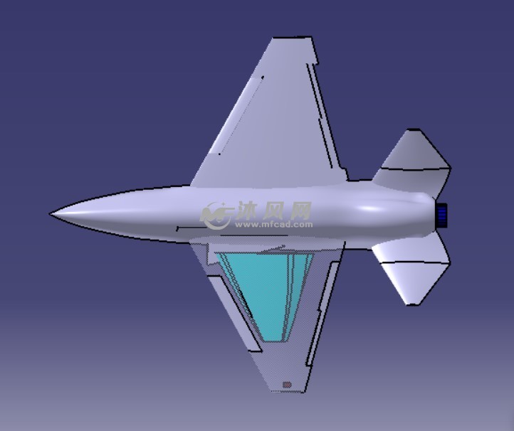 战斗机三维带参模型 - 航空航天图纸 - 沐风网