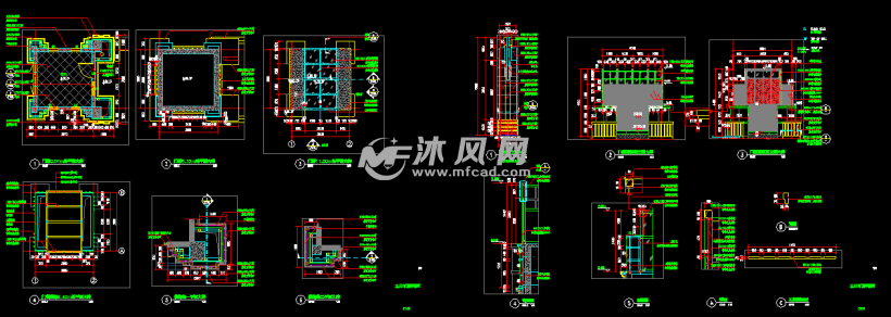 12主入口门楼详图四