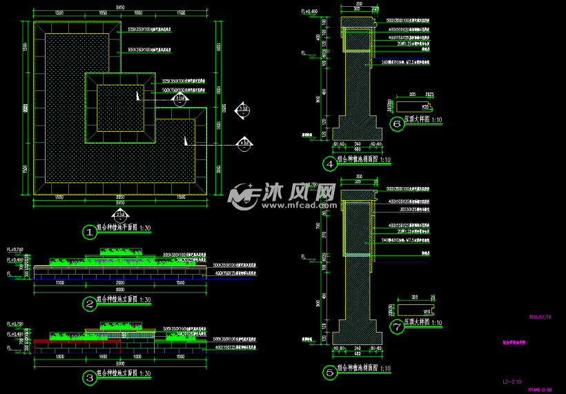 嘉惠红山郡景观施工图