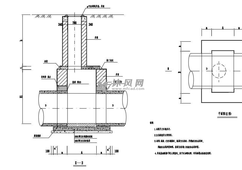 检查井标准图集方形检查井图集管道连接基础图图纸参数图纸id 999023