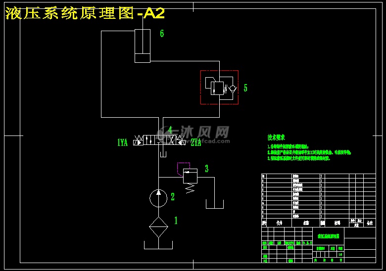 液压系统原理图-a2