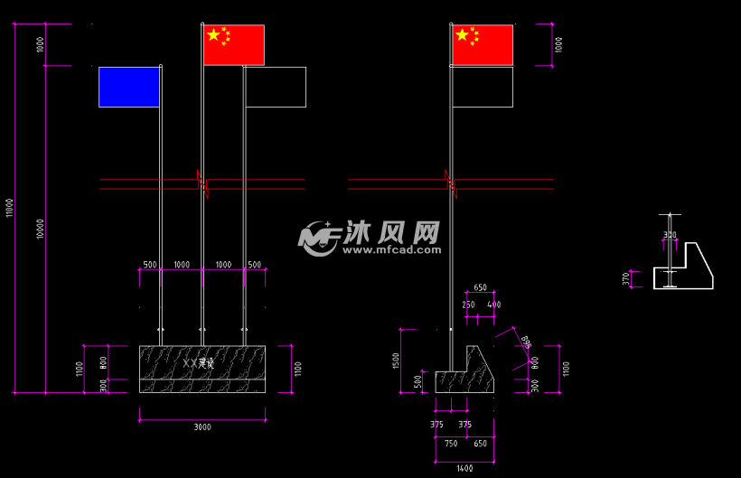 02旗台设计施工图