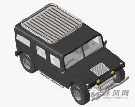 奔驰越野车整体设计模型-乘用车图纸-沐风网