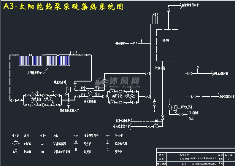 某别墅太阳能热泵供热系统设计