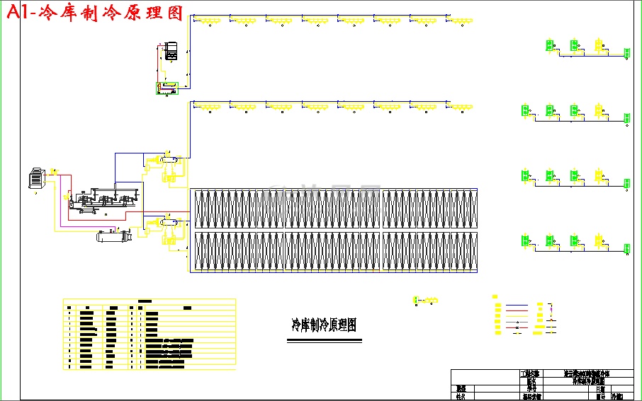 连云港市5000吨某物流冷库设计- 设计方案图纸 - 沐风