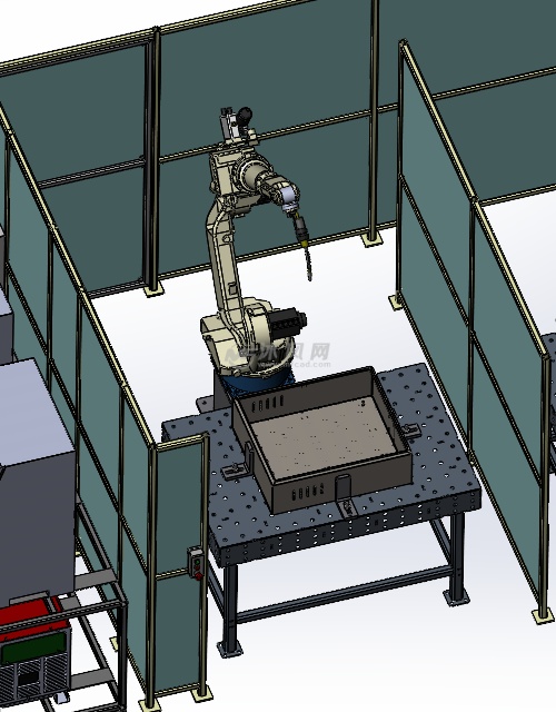 电箱内外缝焊接工作站焊接工位