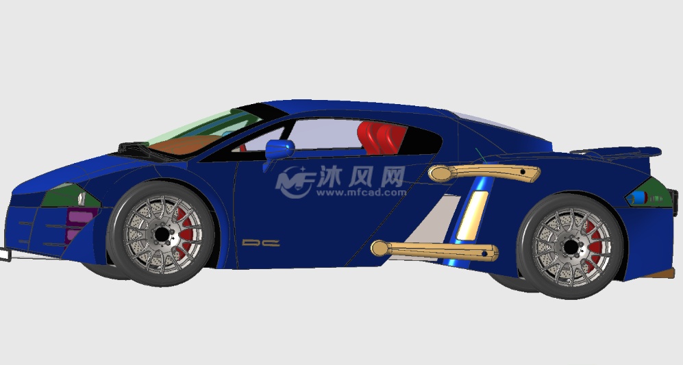 丰田mr2汽车模型