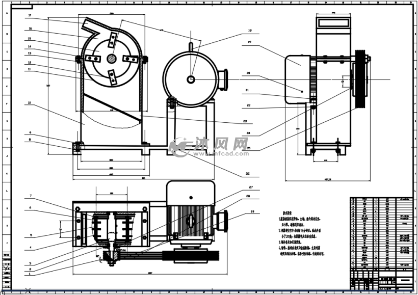 破碎机的结构cad图