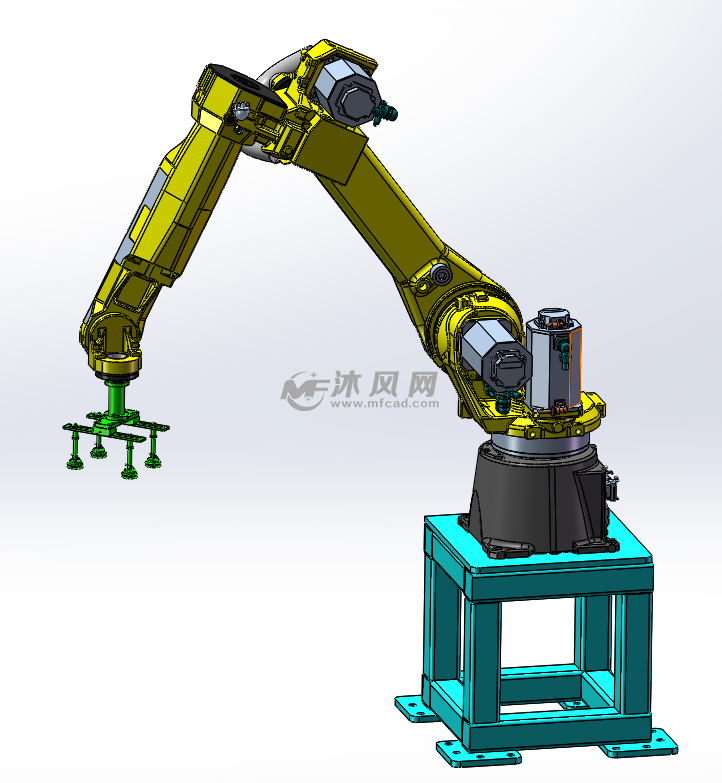 吸盘式搬运机器人3d图