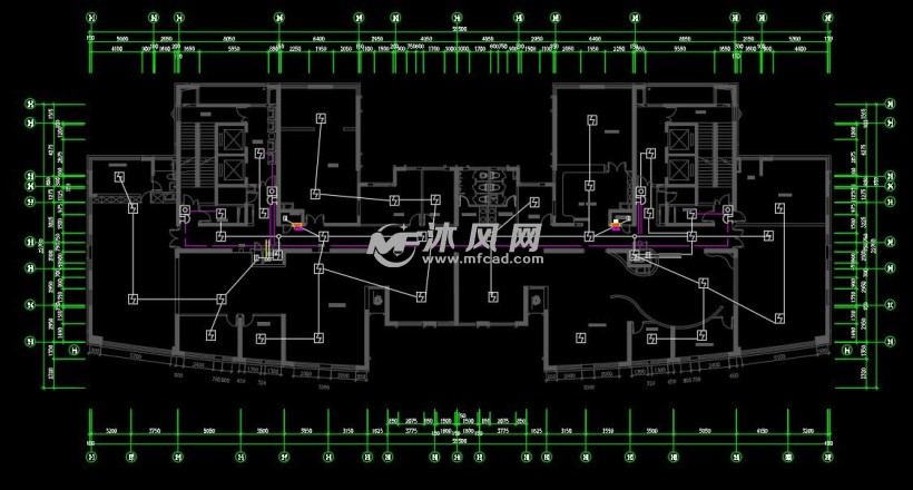 烟感布置图