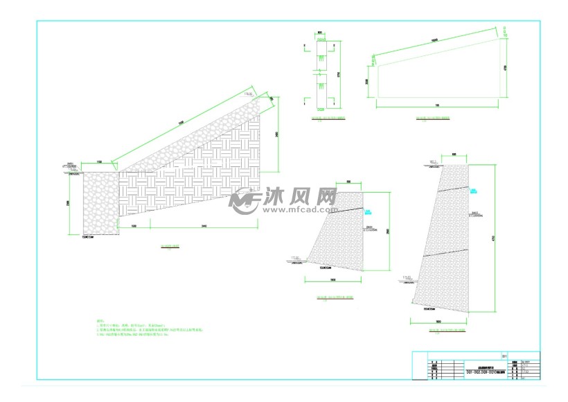 挡土墙详图