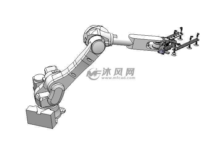 其中机械手为其中的抓取动作.