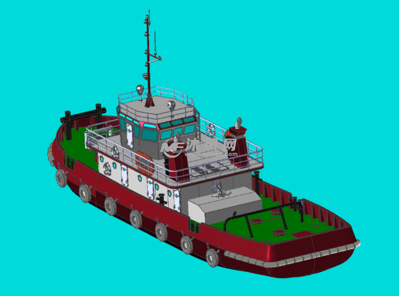 太平洋拖船结构模型