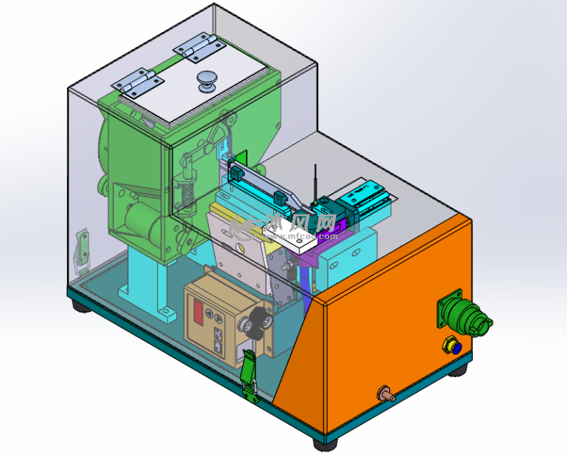 螺丝供料器设计3d图