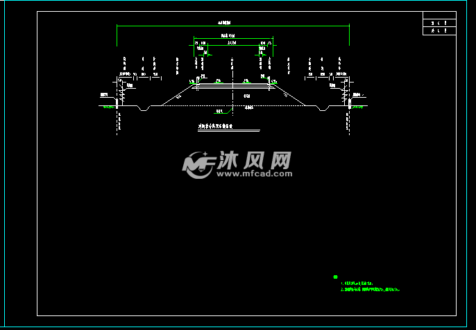 六车道高速公路路基标准横断面图dwg