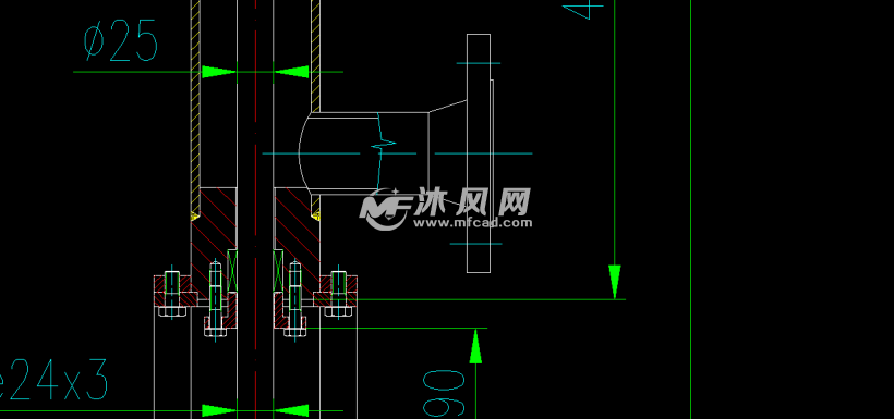 低温上展式顶底阀放料阀