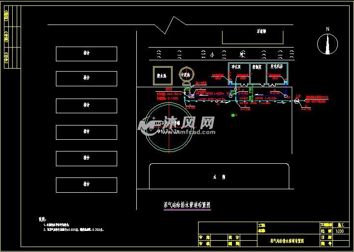 给排水管道布置图