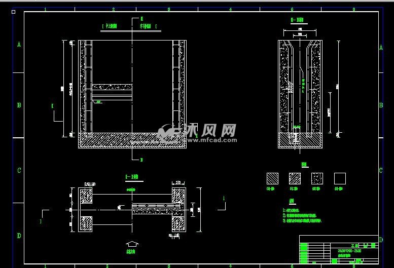 cad建筑图纸 水利工程图纸 闸门启闭机图 水闸相关图 免费发布设计