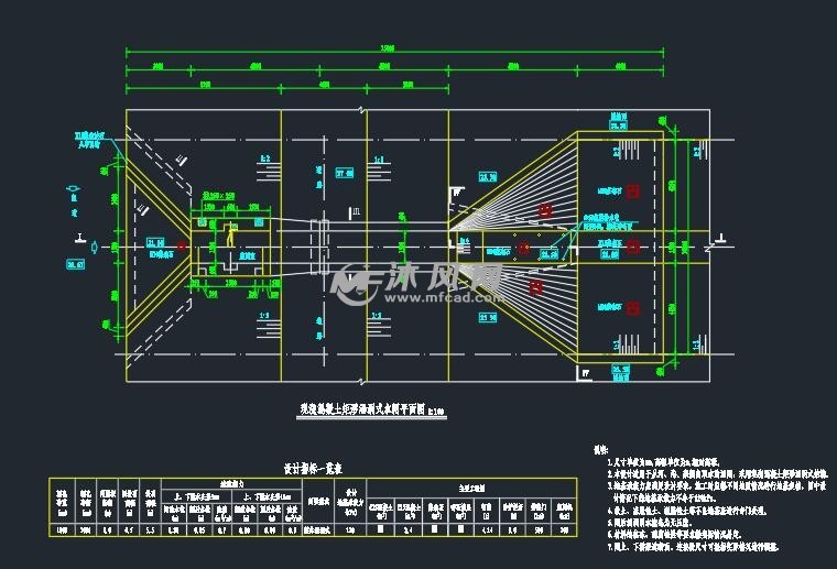 混凝土矩形涵洞式水闸- 闸门启闭机图图纸 - 沐风网