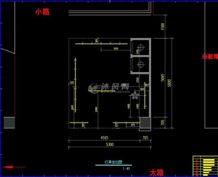 包括灯具定位图 地面铺设图 服装店立面图 开关连线图 平面家具尺寸图