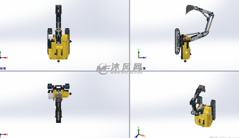 乐高42121挖掘机 - 工程机械/建筑机械图纸 - 沐风网