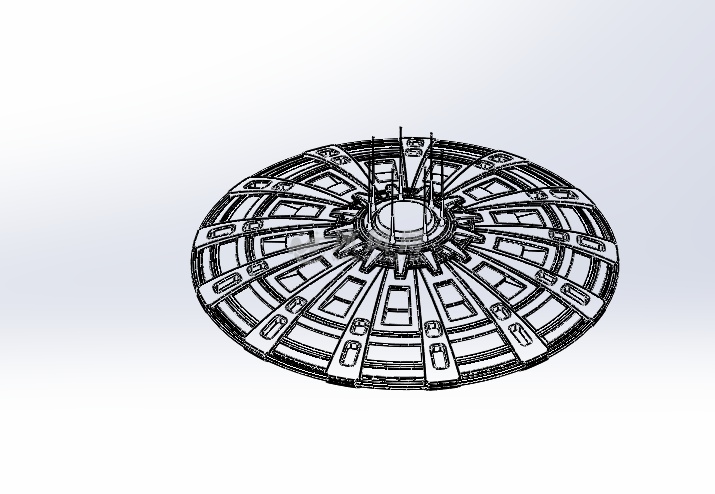 ufo空中飞船模型