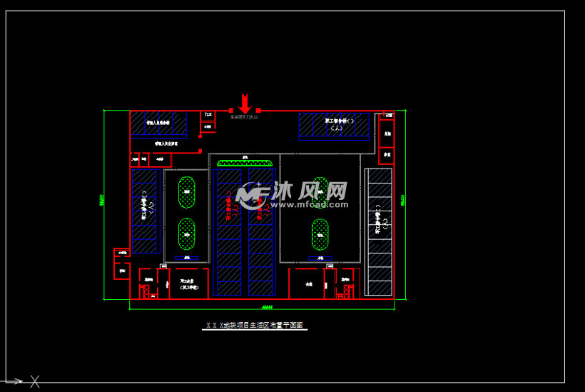 高铁站前广场项目施工现场平面布置图