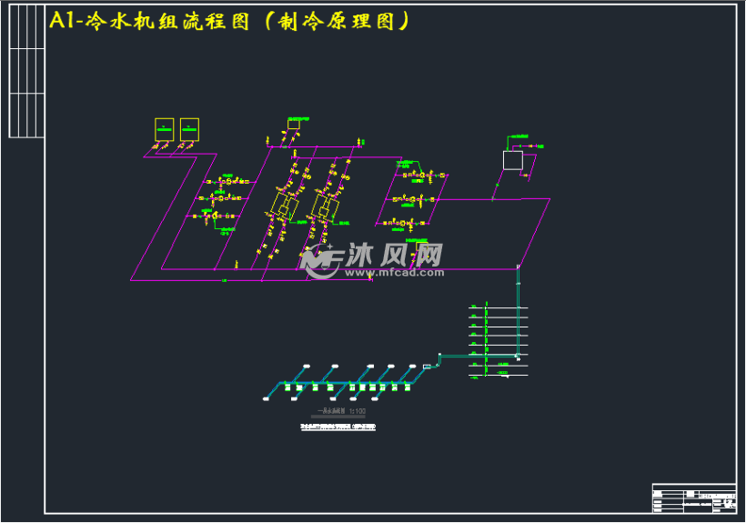 a1-冷水机组流程图(制冷原理图)