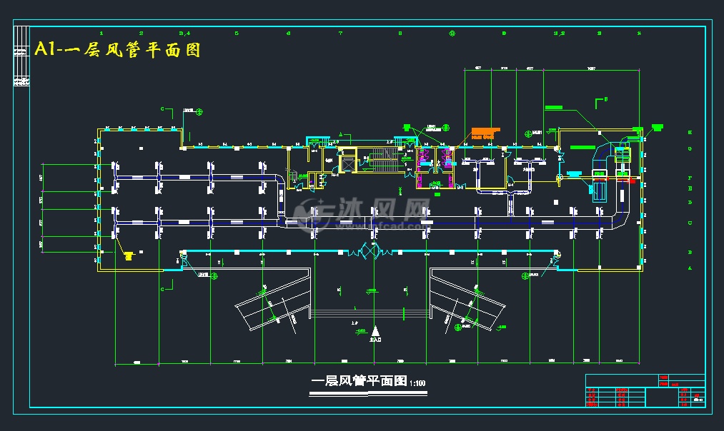 某7层综合楼建筑中央空调系统设计 设计方案图纸 沐风网