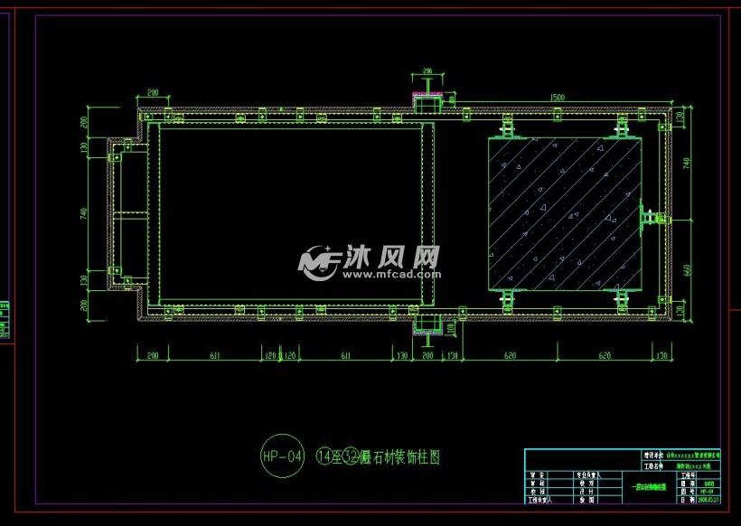 图纸包括:    立面图,主楼位置铝合金幕墙窗大样图,平面图,石材