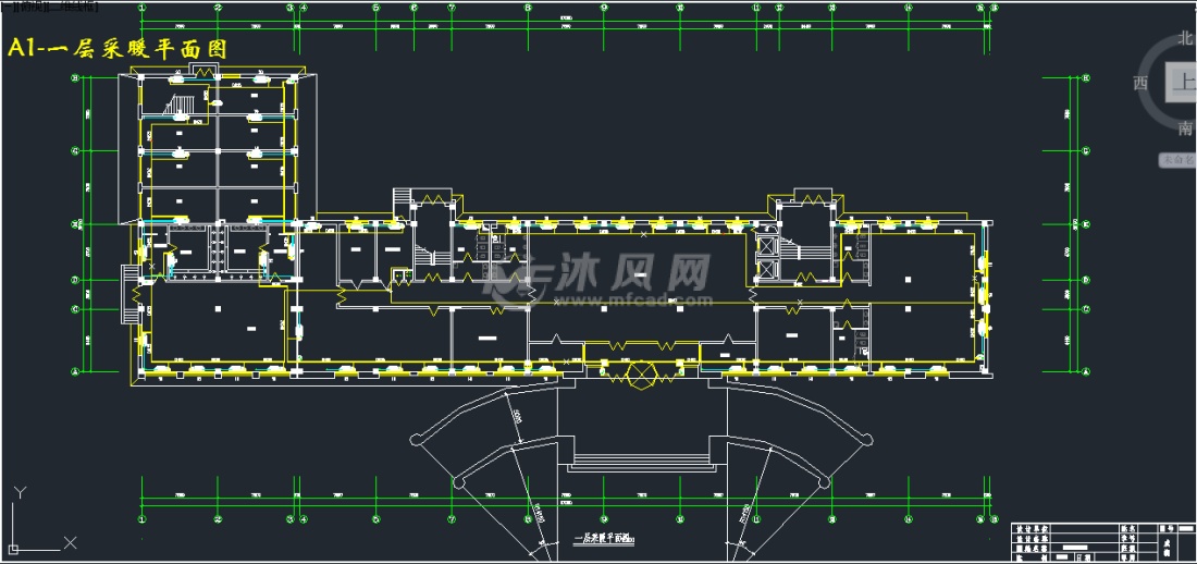 a1-一层采暖平面图