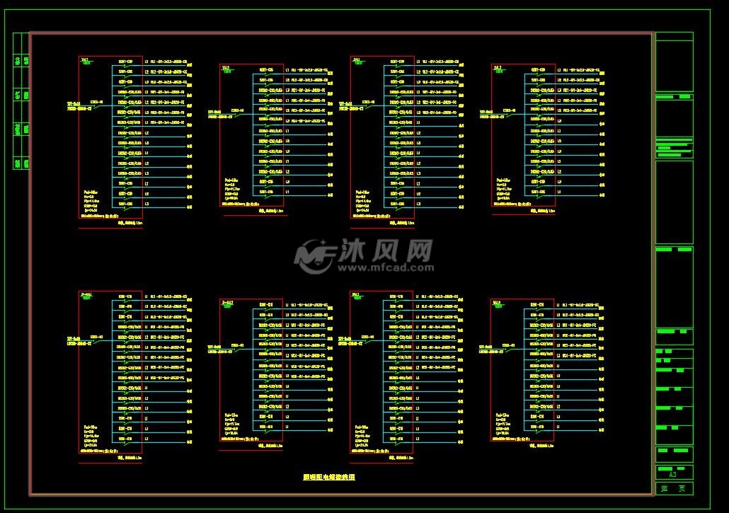 照明配电箱接线图