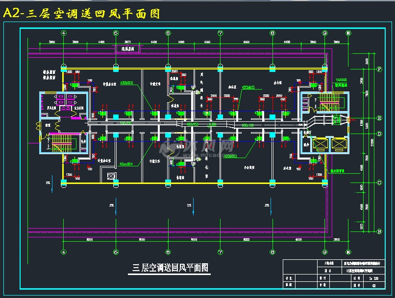 某19层电力调度综合楼空调系统设计- 设计方案图纸