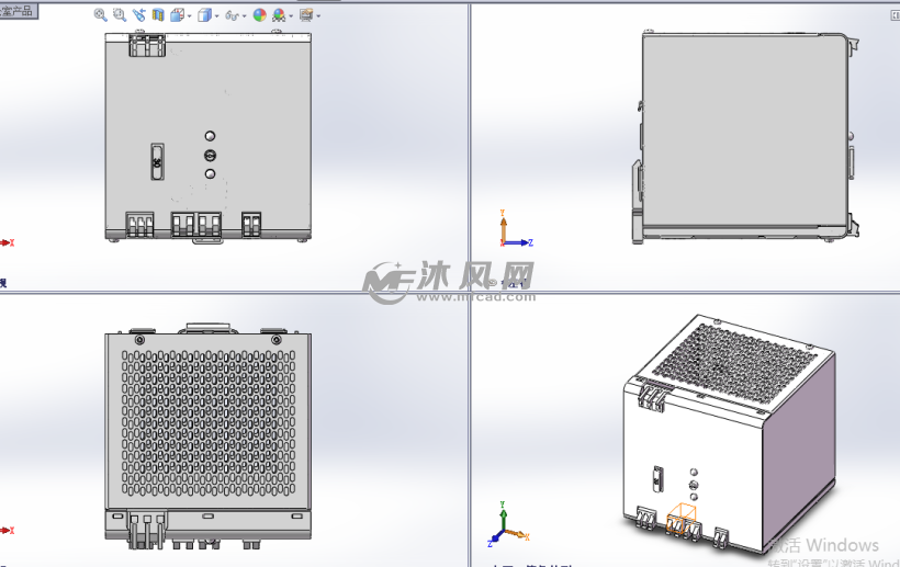 300w-24v din导轨电源前视图300w-24v din导轨电源:零件号ale2412,ean