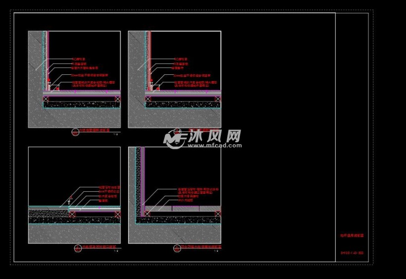 模型库 cad建筑图纸 室内设计          143㎡豪宅样板间全套施工图