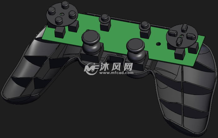 游戏手柄设计三维模型