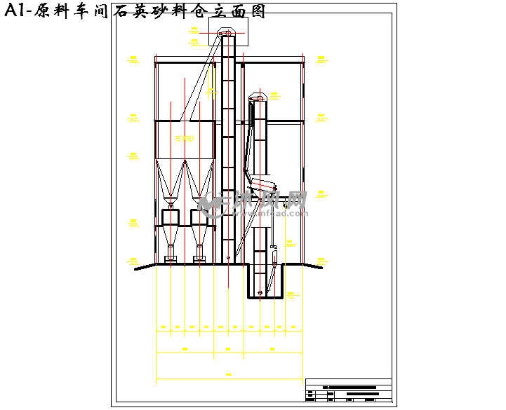 年产4万吨白酒瓶玻璃工厂原料车间设计- 设计方案图纸 - 沐风网