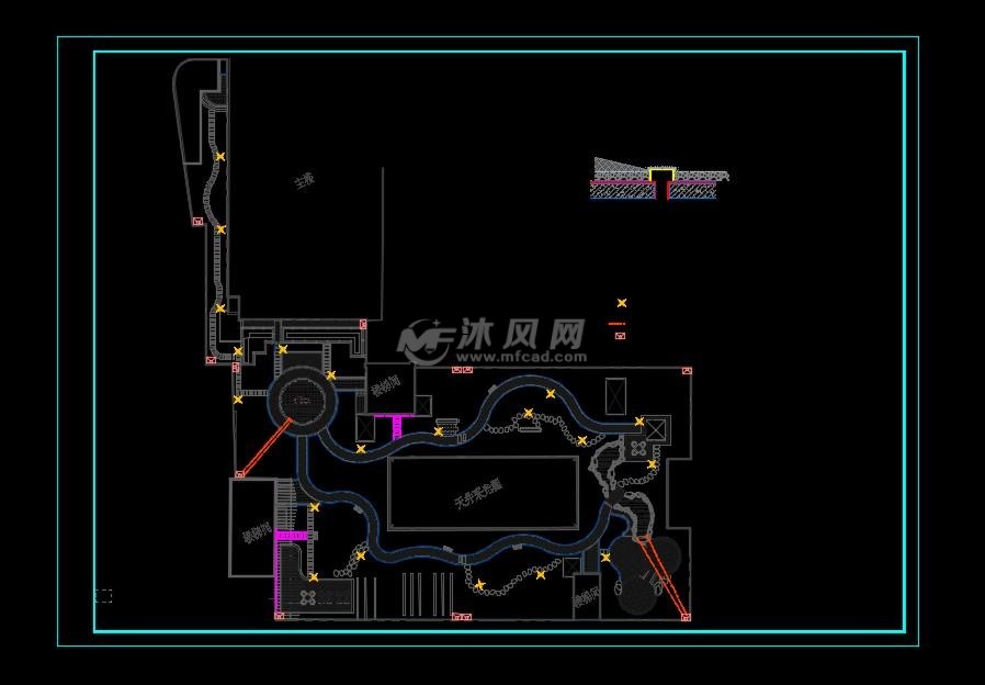 财富中心屋顶花园景观施工图