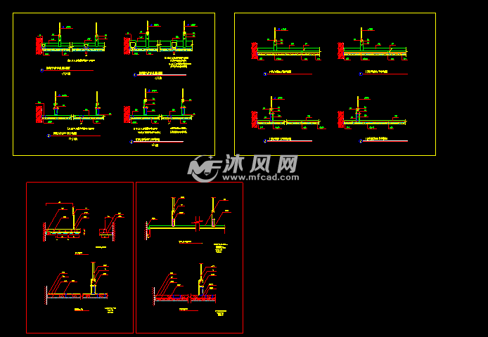 节点详图某石膏板吊顶节点构造详图