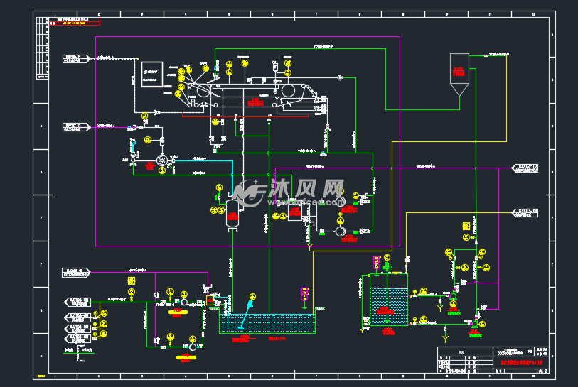 164mw湿法脱硫pid图